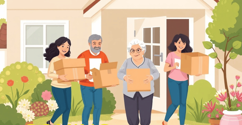 Parents reviewing home loan options with an advisor