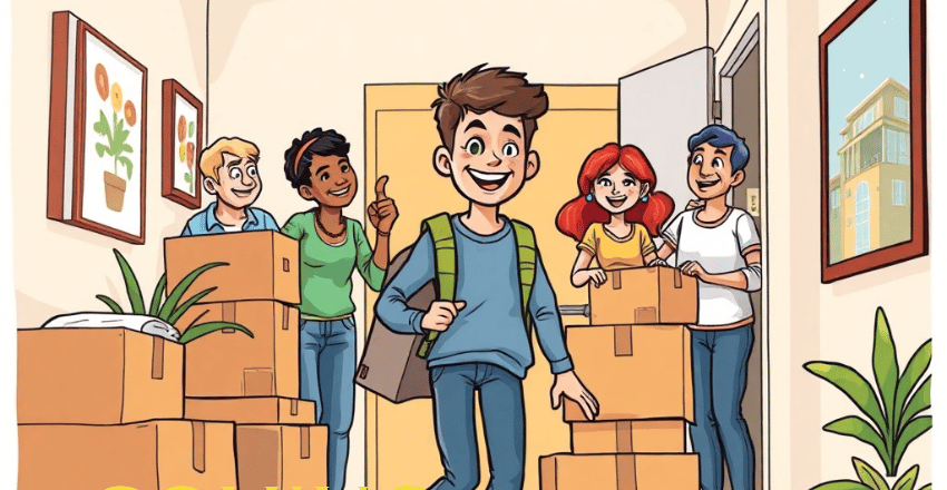 Adult child receiving help buying a family home