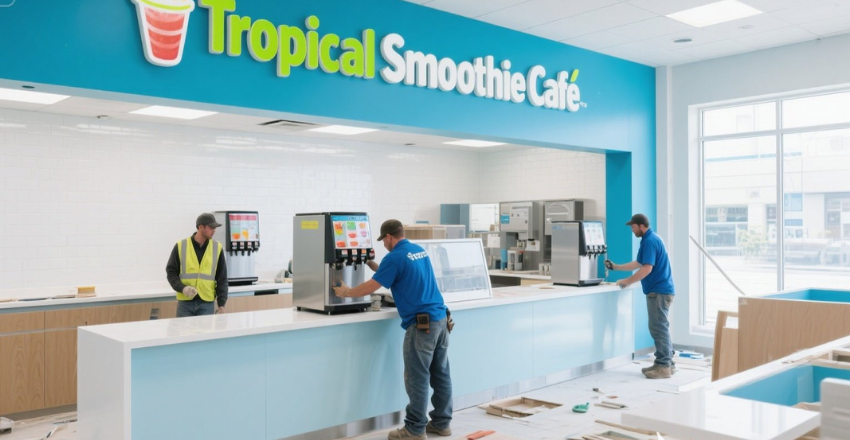 Initial investment breakdown for a smoothie franchise