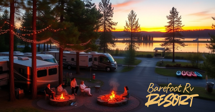 Nearby attractions close to an RV resort location