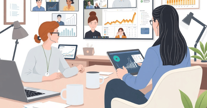 Fractional marketing leader advising a small business team