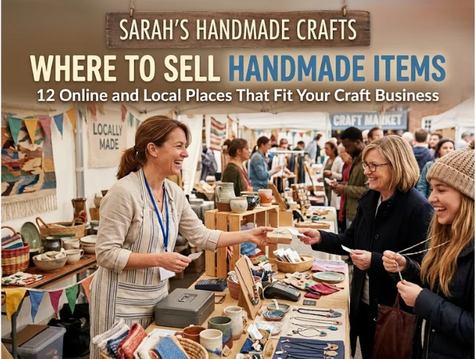 Where to Sell Handmade Items: 12 Online and Local Places That Fit Your Craft Business