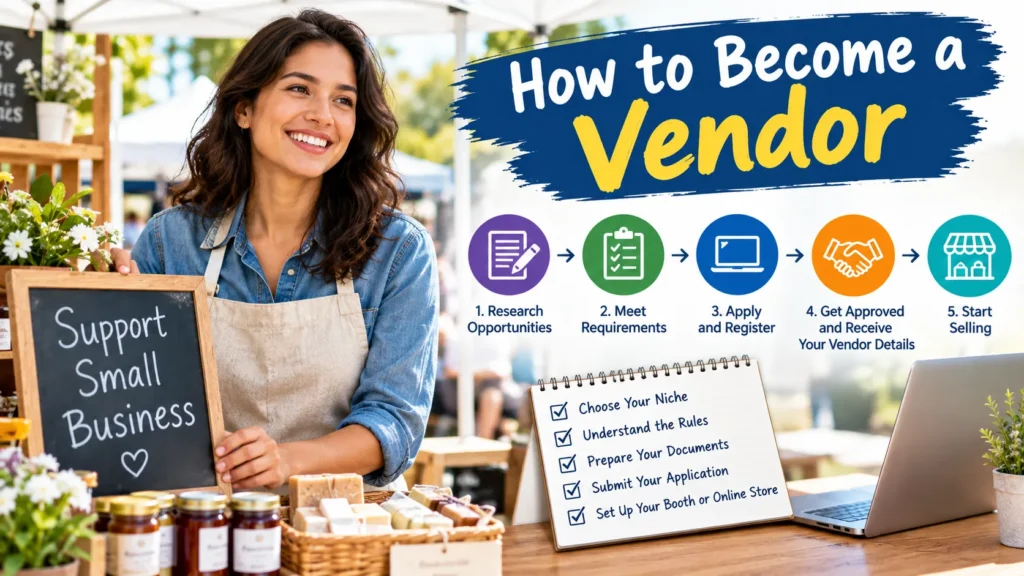 How to Become a Vendor in the U.S.: A Practical Step-by-Step Guide for New Businesses